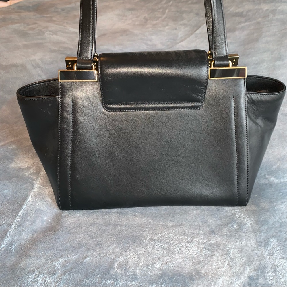 Ralph Lauren leather black shoulder bag - Picture 7 of 14